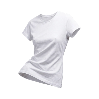 T-SHIRT REGULAR FEMME – JHK – TSRLCMF — couleur Blanc